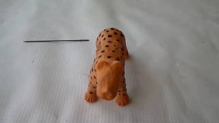 Cómo hacer un Chita felino de plastilina [upl. by Jobie]