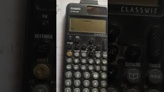 How to solve simul equation in CASIO fx991 CW casiocalculator equation simul maths solve [upl. by Ecyoj271]