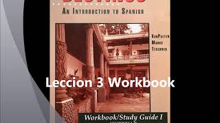 Destinso Lección 3 Workbook [upl. by Nylcaj318]