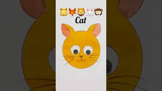 Draw a Cat Tutorial 🐈 😻 shorts trending ytshort howtodraw [upl. by Havens]