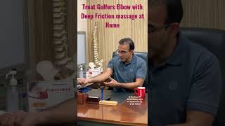 Treat Golfers Elbow Pain with Deep Friction Massage At Home Urdu Hindi [upl. by Hsirk]