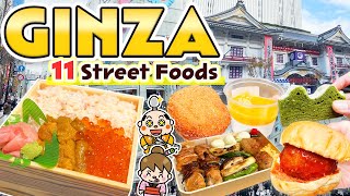 Ginza Tokyo Street Food Tour  Japan Travel Guide [upl. by Sirrom26]