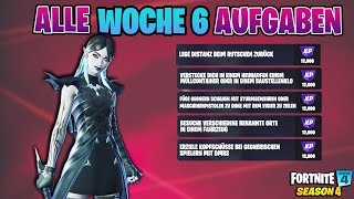 Fortnite Alle Woche 6 Saison Aufgaben Komplettes Guide  Chapter 4 Season 4 Alle Woche 6 Aufträge [upl. by Sams]