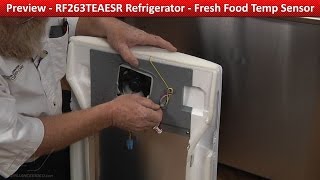 Samsung Refrigerator  Too Warm in Fridge  Fresh Food Temp Sensor Repair and Diagnostic [upl. by Enelyahs]