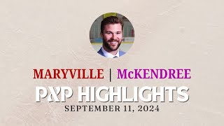 Andrew Marsh PlayByPlay Hockey Highlights Maryville vs McKendree  Sep 11 2024 [upl. by Naggem760]