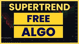 Profitble supertrend trading strategy  Free Algo trading with supertrend [upl. by Bortz]