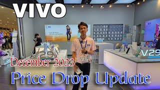 VIVO Price Drop Update December 2023  Vivo X80  Vivo V29e 5G  Vivo Y35  Vivo Y22s  Y17s  Y02T [upl. by Malvin]