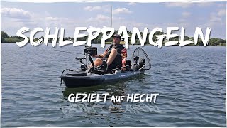 Schleppangeln mit dem Kajak – gezielt auf Hecht mit dem Freedom 108 PRO von Polestar Kayaks [upl. by Elletnahc]