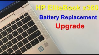 Hp EliteBook x360 1030 G3 Battery Replacement  Disassembly [upl. by Statis]