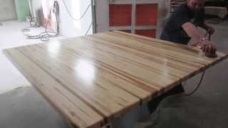 Butcher Block Counter Tops and Edge Grain Butcher Block [upl. by Waverley]