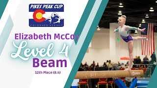 Level 4 Beam Routine 84  Pikes Peak Cup 2024 [upl. by Krysta524]