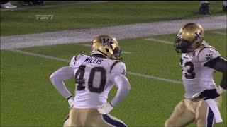 Winnipeg Blue Bombers Odell Willis Highlights [upl. by Lane]