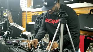 DJ Mell Starr touches the Pioneer DDJ1000SRT and sets the deck on fire [upl. by Lieno792]