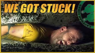 The worst claustrophobic caving you will ever see TRIGGER WARNING [upl. by Dorry]