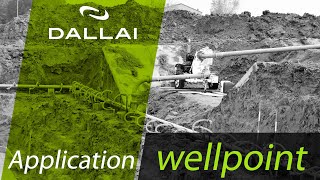 Dewatering system  Wellpoint system  Dallai [upl. by Regni]