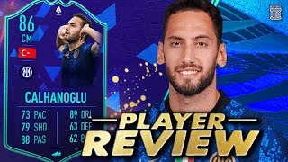 86 CALHANOGLU SERIE A PLAYER OF THE MONTH PLAYER REVIEW POTM CALHANOGLU FIFA 22 ULTIMATE TEAM [upl. by Lemart980]