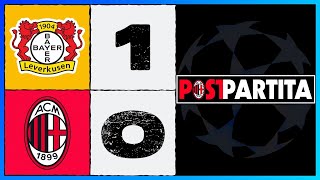 BAYER LEVERKUSEN  MILAN 10  UCL  POSTPARTITA [upl. by Berard]