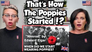 American Couple Reacts UK NimrodEdward Elgar  The History Of Remembrance Day Poppies FIRST TIME [upl. by Eiral]