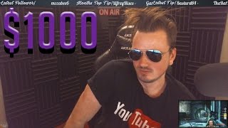 People donated 1000 to me on Twitch FREAK OUT [upl. by Aynik]