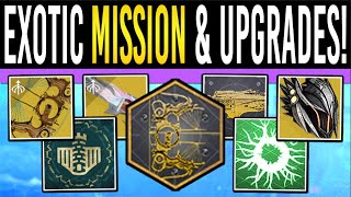 Destiny 2 NEW EXOTIC MISSION amp WEAPON UPGRADES New Catalysts Quests amp Exotic Reworks Season 23 [upl. by Nerval]