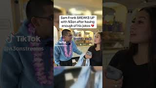 Sam Frank BREAKS UP With N3on After Having Enough Of His Jokes 😮 shorts [upl. by Vine844]