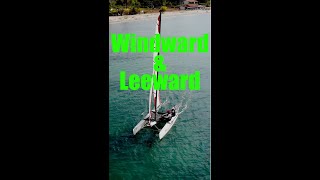 Windward and Leeward  sailing terms explained shorts [upl. by Nytsirhc]