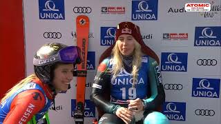 AUDI FIS Ski World Cup finals  Womens GS  Saalbach AUT March 17 2024 2nd run [upl. by Dyob]