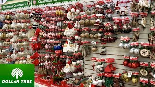 DOLLAR TREE CHRISTMAS ORNAMENTS CHRISTMAS DECORATIONS DECOR SHOP WITH ME SHOPPING STORE WALK THROUGH [upl. by Annohsed]