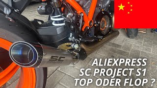 Wie gut ist der SC Project S1 von Aliexpress Sehr Laut I Motovlog [upl. by Hamo]