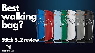 STITCH GOLF BAG 2024 REVIEW BEST WALKING BAG IN 2024 STITCH GOLF 2023 2024 REVIEW [upl. by Elinet]