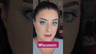 AI generated makeup based on the state of Wisconsin cheeseheads wisconsinmakeup wisconsinlife [upl. by Mcspadden]