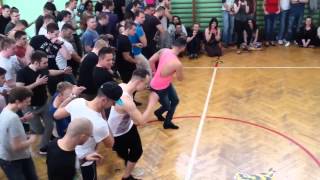 Daniel y Desiree BATTLE boys vs girls Cracow 2015 [upl. by Suoiluj]