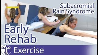 Subacromial Pain Syndrome SAPS  Early Phase Rehab [upl. by Lief]