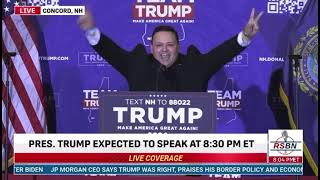 TRUMP RALLY IN CONCORD NEW HAMPSHIRE JANUARY 19 2024 COMMISSIONER LOVLIEN REMARKS [upl. by Tchao]