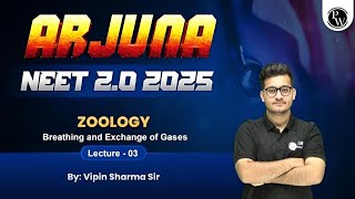 Breathing And Exchange Of Gases Lecturer 03  By Vipin Sharma Sir  Zoology [upl. by Ik364]