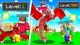 UPGRADING My PET DRAGON in Minecraft [upl. by Enel]