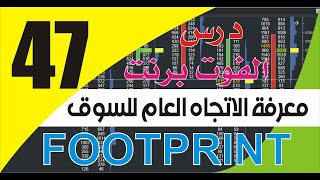 كورس لاحتراف التداول  تعلم التداول للمبتدئين  درس COURS DE FOOTPRINT LESSON 47 [upl. by Eronaele]