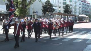 March through Jönköping  The Household Troops of the Salvation Army [upl. by Yllas255]