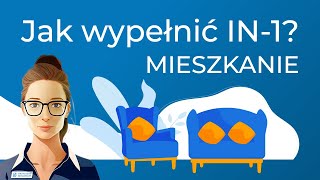 Podatek od nieruchomości MIESZKANIE Jak wypełnić IN1 Przykład [upl. by Apicella]