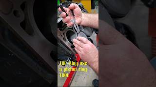 Piston Ring Installation and Settings lsengines carengines autobody [upl. by Abbotsen303]