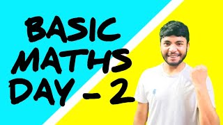 BASIC MATHS DAY 2 MMC  Medi Maths Classes [upl. by Isia]