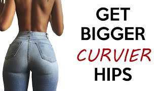 ❤️ How To Get Bigger Hips  4 Workouts For Wider Curvier Hips [upl. by Suolkcin]