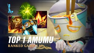 Wild Rift AMUMU TOP 1Food Spirits Amumu S14 Ranked Gameplay  Build [upl. by Belvia]