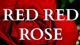 ♫ Scottish Music  My Love Is Like A Red Red Rose LYRICS ♫ [upl. by Anuaik516]