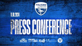 🎙️ Verso Ducato  Foligno Calcio Mister Proietti e Leonardo Agostini in conferenza stampa [upl. by Omocaig]