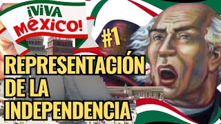 BELLA REPRESENTACION INDEPENDENCIA DE MEXICO vivamexico [upl. by Cony]