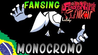 FANSING Monochrome Minus Remix  FNF Lullaby  Dublado PT  BR [upl. by Janey]