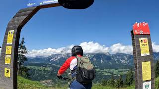 Bikepark Schladming red trails Rookie Downhill  Kessler Line  Downtown Line [upl. by Masson]