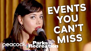 all the UNMISSABLE EVENTS in parks  Parks And Recreation [upl. by Rosalind]