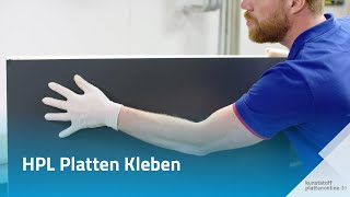 HPL Platten Kleben So gehen Sie vor  Kunststoffplattenonlinede [upl. by Johna649]